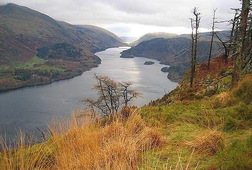 Overlooking Thirlmere in the Lake District.